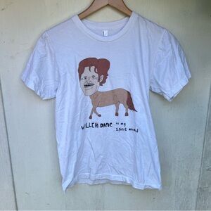 Willem Dafoe Meme White T-Shirt Size Small